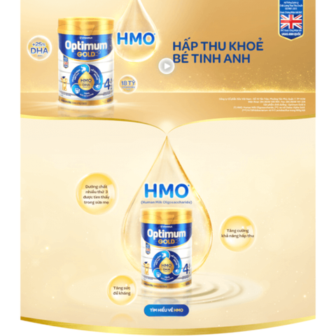  Sữa bột Optimum Gold 3 - 850g (1-2 tuổi) 