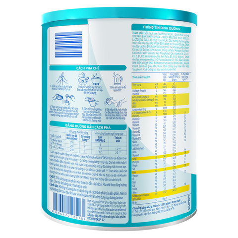  Sữa bột Nan Optipro 2 HMO ( 6-12tháng) 