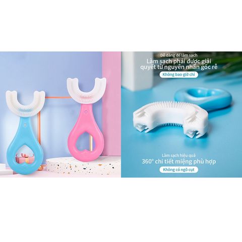  Bàn chải Silicon chữ U 