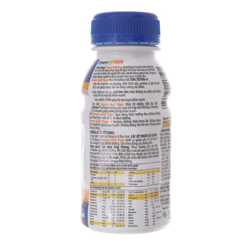  Sữa pha sẵn Ensure Gold Vigor vani 237ml 