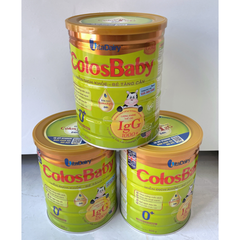  Sữa bột Colosbaby Gold 0+ 800G tăng cường hệ miễn dịch (0-1 tuổi) 