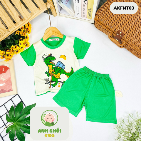  Set 5 bộ ngắn tay AKFNT03 5 màu Size 120 