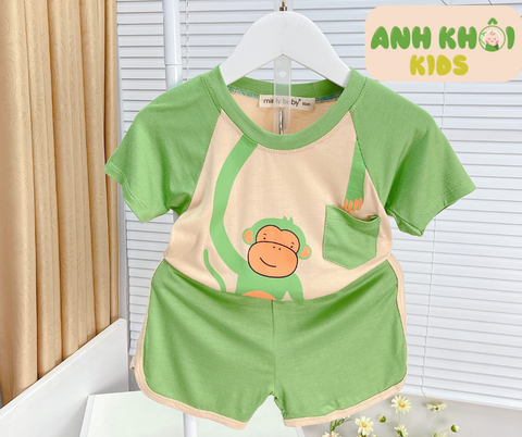  Set 5 bộ ngắn tay AKFNT02 Size 160 cho bé trai/gái 
