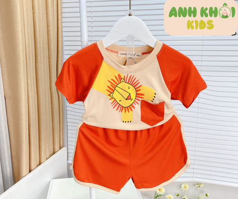  Set 5 bộ ngắn tay AKFNT02 Size 160 cho bé trai/gái 