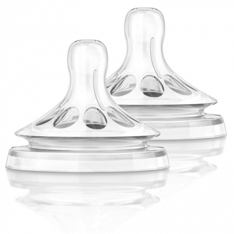  Núm ty mô phỏng tự nhiên silicone Philips Avent số 4 6m+ (set đôi) 