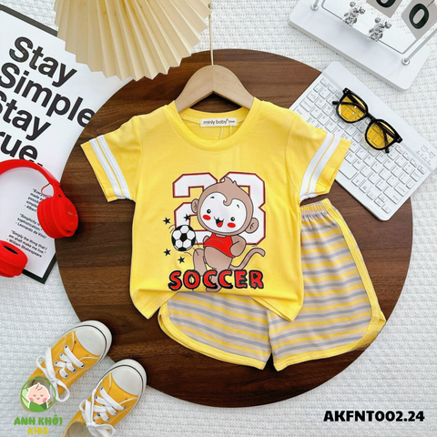  Set 5 bộ ngắn tay AKFNT002.24 5 màu Size 150 