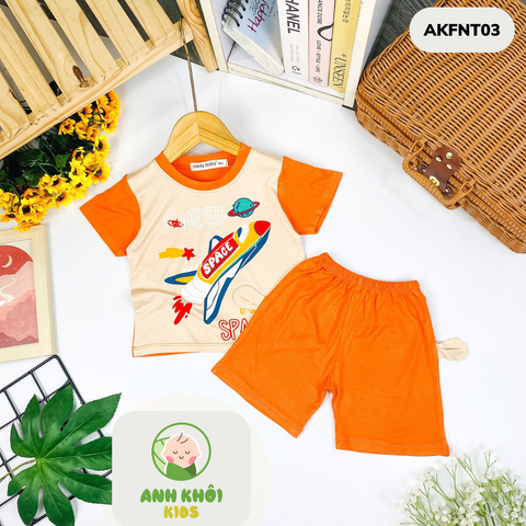  Set 5 bộ ngắn tay AKFNT03 5 màu Size 120 