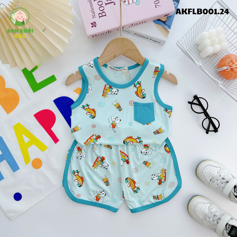  Set 5 bộ ba lỗ AKFLB001.24 5 màu Size 110 