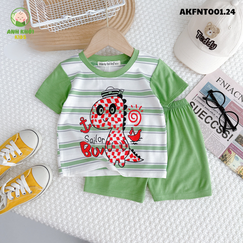  Set 5 bộ ngắn tay AKFNT001.24 5 màu Size 80 