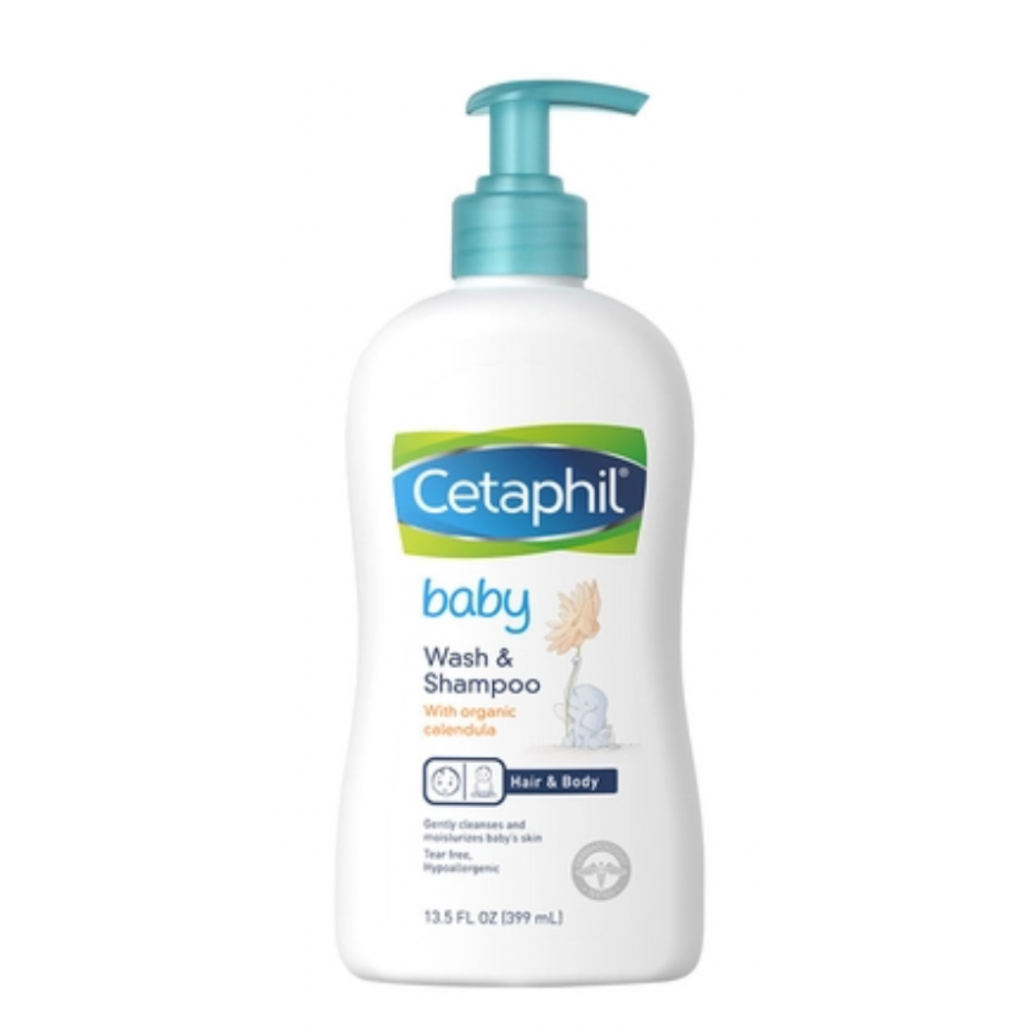  Sữa tắm gội toàn thân Cetaphil Baby Gentle Wash Shampoo 2in1 400ml 