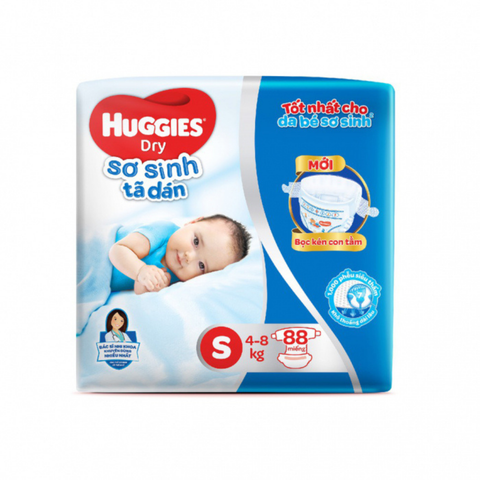  Tã dán Huggies S80+6 (4-8Kg) 