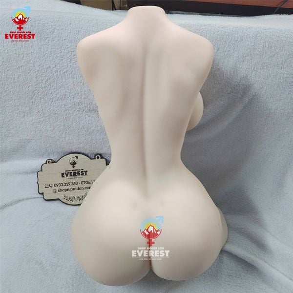  Búp bê tình dục silicon bán thân ngực to mềm eo thon có sưởi ấm 12.5kg 