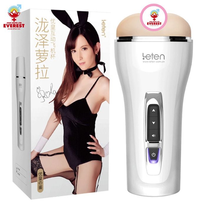  Máy bú mút tự động ngụy trang đèn pin Leten Aircraft Cup 