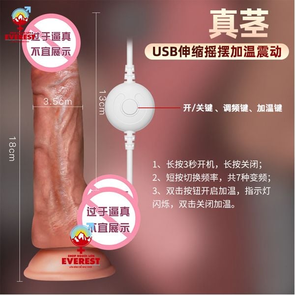  Dương vật giả gắn tường rung thụt ngoáy điều khiển có dây 