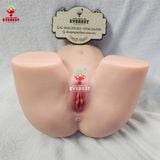  Âm đạo giả dạng mông nguyên khối kèm lỗ hậu mềm mại như thật 11kg 