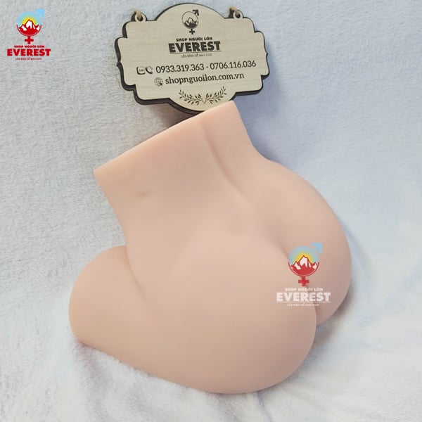  Âm đạo giả dạng mông nguyên khối kèm lỗ hậu mềm mại như thật 11kg 