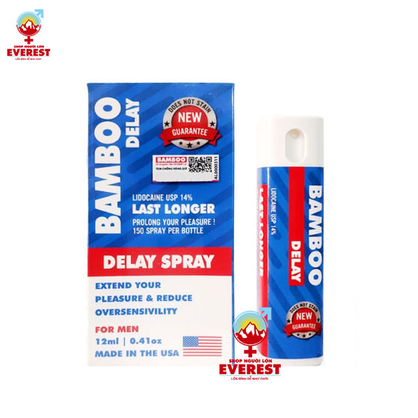  Bamboo Delay Spray Chai xịt chống xuất tinh sớm kéo dài thời gian 