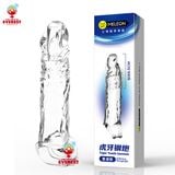  Bao cao su đôn dên đầu trơn không rung có quai đeo Meleon 6.5cm 