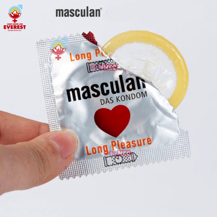  Bao cao su Masculan Long Pleasure - Hộp 10 cái 