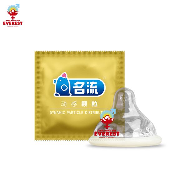  Bao cao su Mingliu Dynamic siêu mỏng có chấm bi hộp 10 cái 