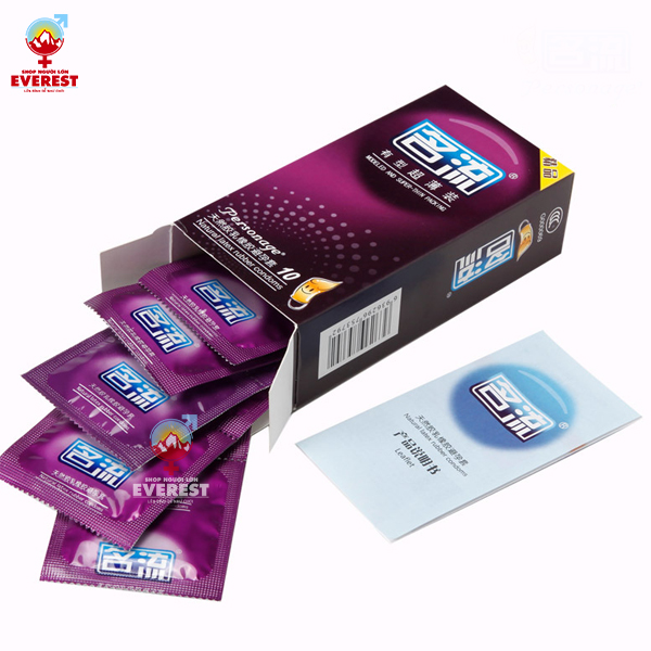  Bao cao su Mingliu Modeled And Super Thin siêu mỏng hộp 10 cái 