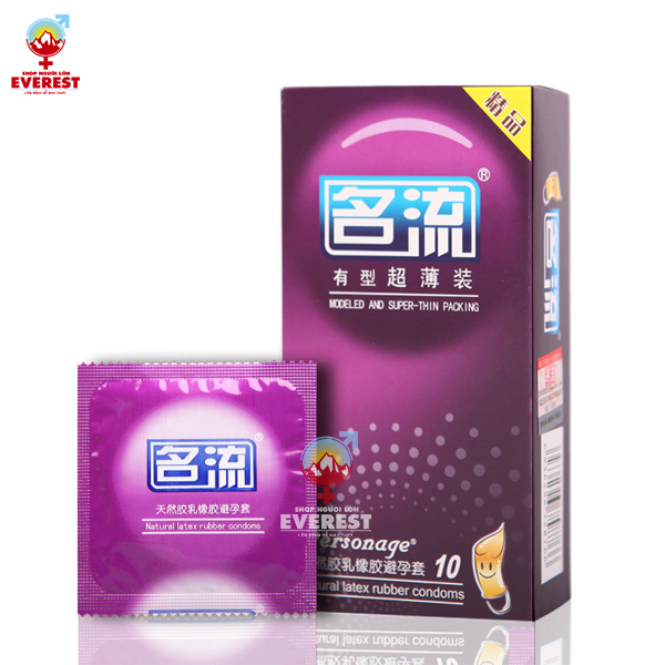  Bao cao su Mingliu Modeled And Super Thin siêu mỏng hộp 10 cái 