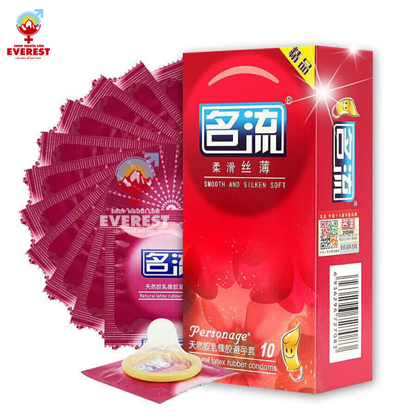  Bao cao su Mingliu Smooth And Silken Soft mềm mịn như lụa hộp 10 cái 