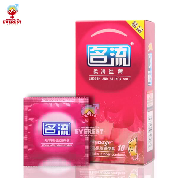  Bao cao su Mingliu Smooth And Silken Soft mềm mịn như lụa hộp 10 cái 