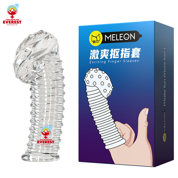  Bao cao su ngón tay đôn dên có gân gai 5 mẫu tự chọn 