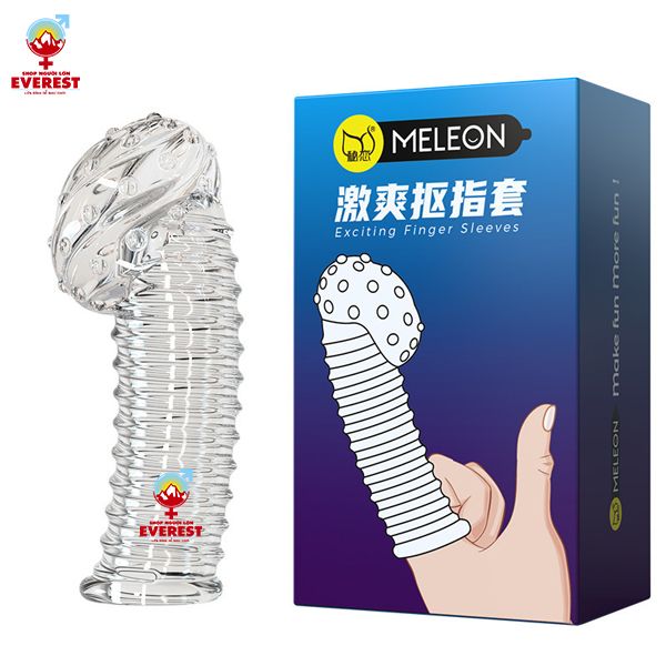  Bao cao su ngón tay đôn dên có gân gai 5 mẫu tự chọn 