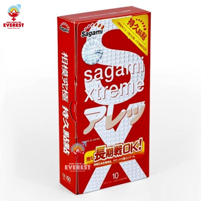  Bao cao su Sagami Xtreme Feel Long có gai tăng khoái cảm 