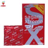  Bao cao su Sagami Xtreme Feel Long có gai tăng khoái cảm, kích thích cực mạnh 