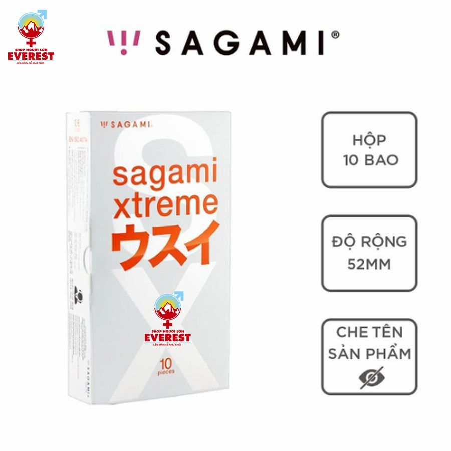  Bao cao su siêu mỏng Sagami Xtreme Super Thin Số 1 Nhật Bản 