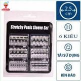  Bộ bao cao su đôn dên khúc giữa gai vỉ 6 cái 