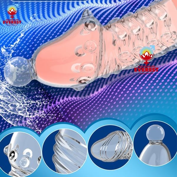  Bộ đôi bao cao su đôn dên đầu rồng tăng kích thước dương vật 