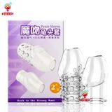  Bộ đôi bao cao su silicon đeo đầu khấc loại đầu hở 