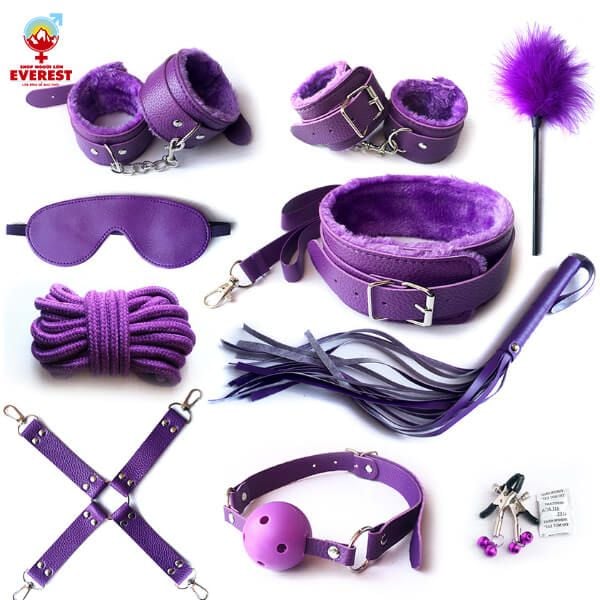  Bộ dụng cụ sextoy đồ chơi bạo dâm BDSM 10 món 