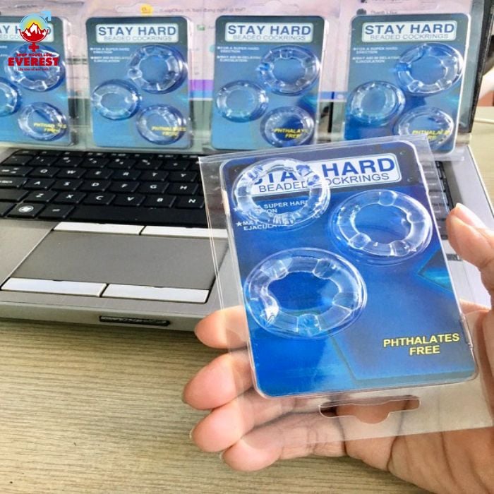  Bộ vòng đeo dương vật chống xuất tinh sớm Stay Hard 