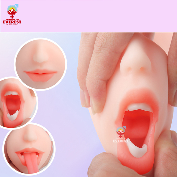  Búp bê cầm tay mini giá rẻ 2 đầu miệng và âm đạo 