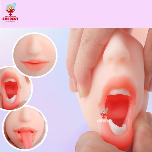  Búp bê cầm tay mini giá rẻ 2 đầu miệng và âm đạo 