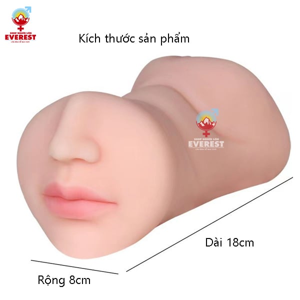  Búp bê cầm tay mini giá rẻ 2 đầu miệng và âm đạo 