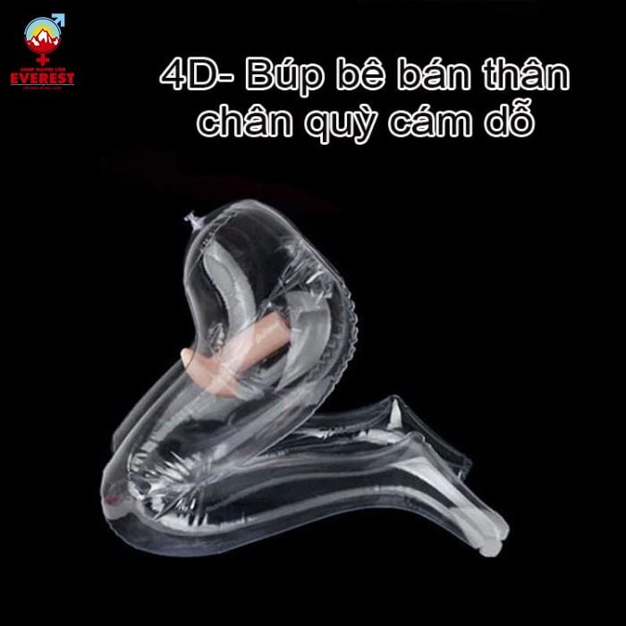  Mông giả bơm hơi bán thân dáng chân quỳ giá rẻ kèm phụ kiện 