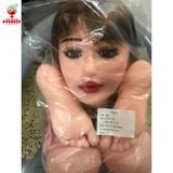  Búp bê tình dục bơm hơi âm đạo silicon kèm miệng mở cao 1m6 
