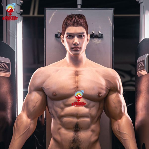  Búp bê tình dục nam Haruma nguyên khối silicon cao cấp dành cho nữ 