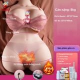  Búp bê tình dục silicon bán thân hình trái tim 6kg 