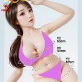  Búp bê tình yêu silicon nguyên khối cao 1m20 giống người thật 