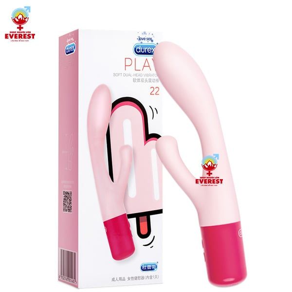 Chày rung Durex Soft Vibrator 2 đầu massage điểm G cực mạnh 