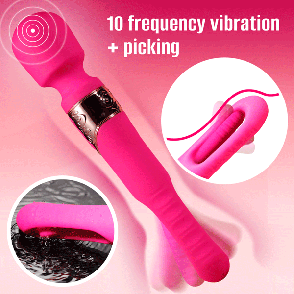  Chày rung Ellie 2 đầu kèm lưỡi rung 10 tần số cực mạnh cao cấp 