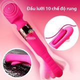  Chày rung Ellie 2 đầu kèm lưỡi rung 10 tần số cực mạnh cao cấp 