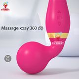  Chày rung tình yêu 2 đầu 20 tần số rung xoay 360 độ giá rẻ 